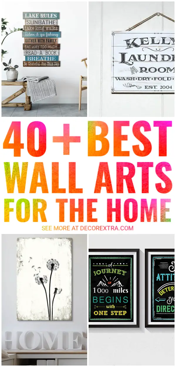 40+ Best Wall Arts & Wall Decor Ideas for the Home #design #homedecor #decor #wallart #walldecor