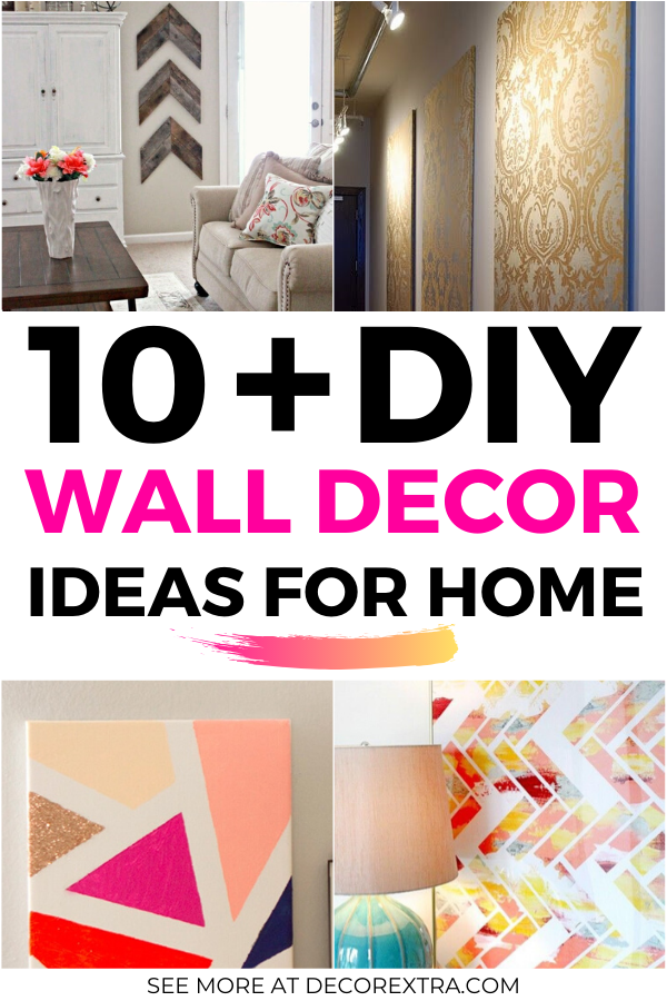 DIY Wall Decor Ideas For Your Home, Amazing Wall Arts for Your Walls #diy #wallart #walldecor