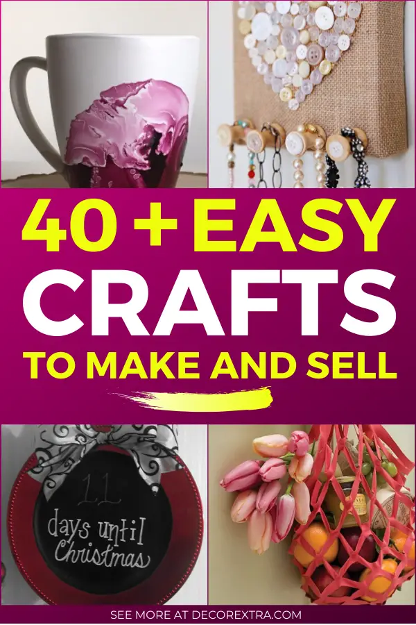 Do It Yourself Crafts To Sell. Find amazing and easy crafts and DIY Ideas to easily sell in any online store. #diy #crafts #craftstosell