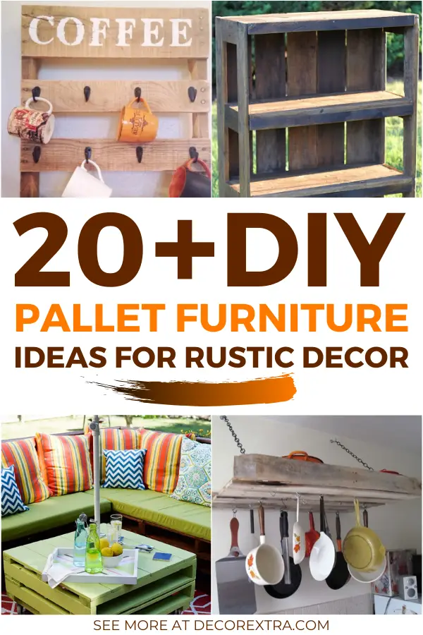 DIY Pallet Furniture Ideas for Rustic Decor, Rustic DIY Pallet Furniture For Your Home and Garden #diy #diyhomedecor 